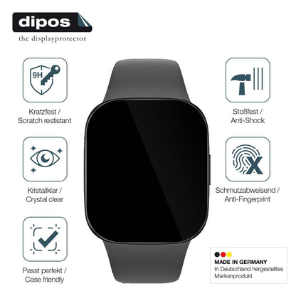 2x 9H Schutzfolie für Xiaomi Redmi Watch 3 Panzerf (7)