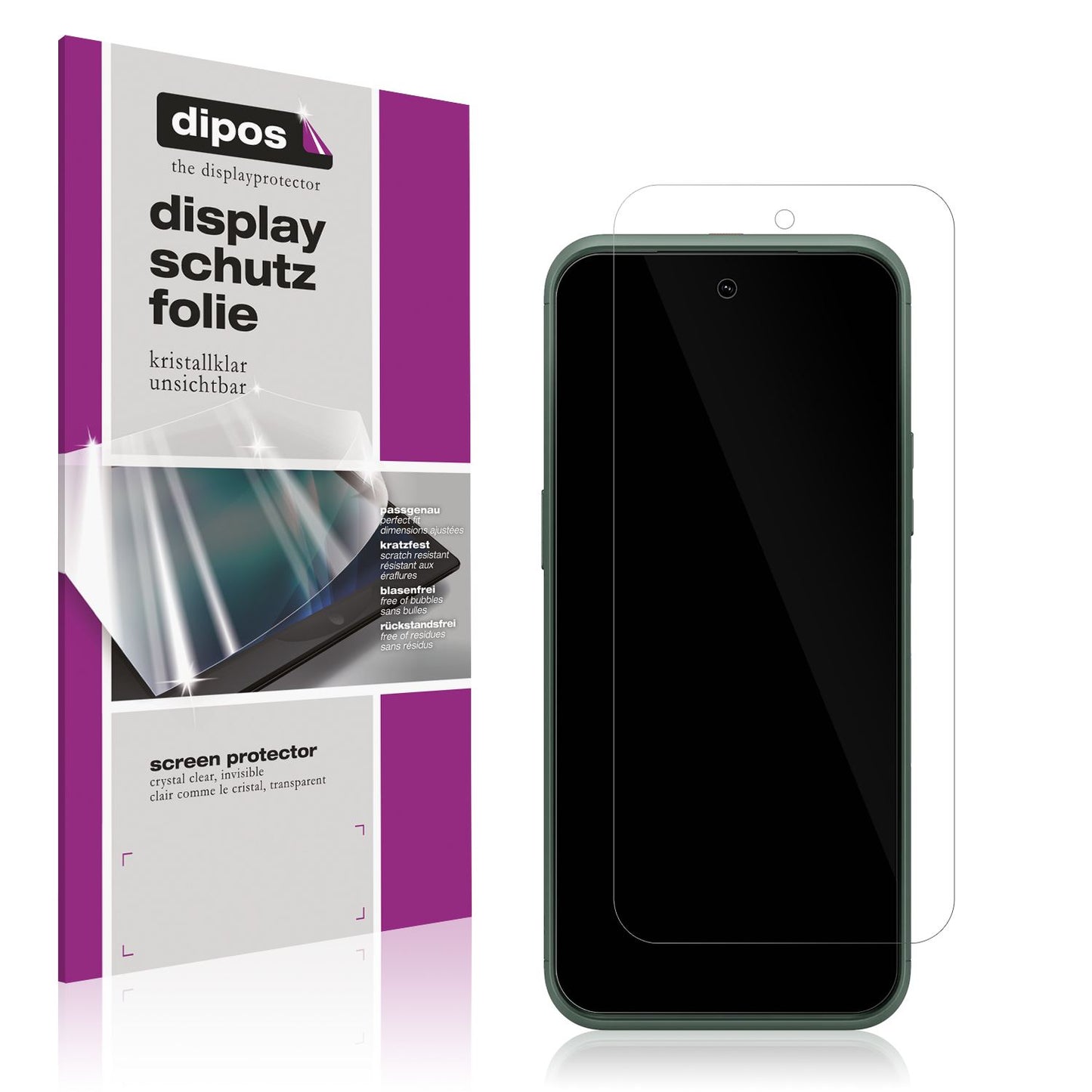 4x Schutzfolie klar für Nokia XR 21 Display-Schutz (1)