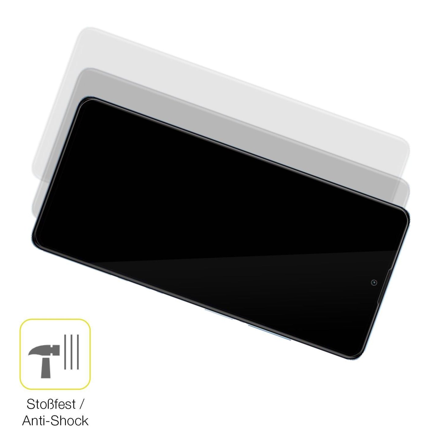 2x 3D Full Cover Schutzfolie für Xiaomi Redmi Note (4)