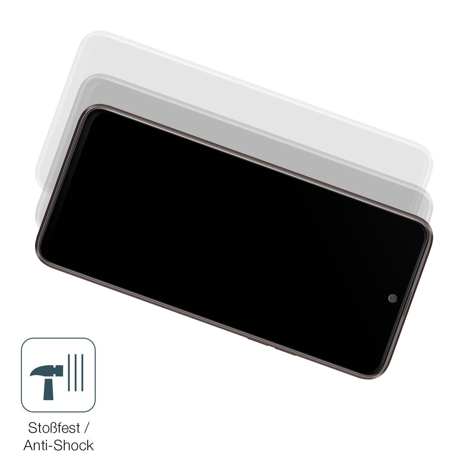 2x 9H Schutzfolie matt für HTC U23 Pro Panzerfolie (4)
