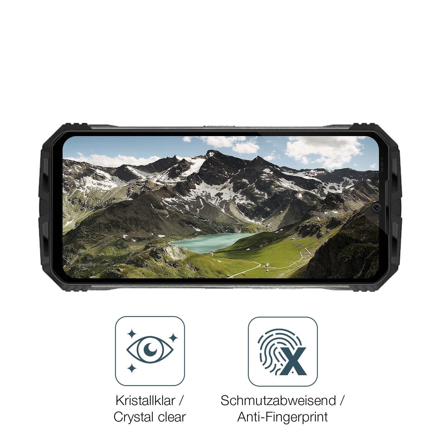 2x 9H Schutzfolie für Doogee V30 Panzerfolie (5)