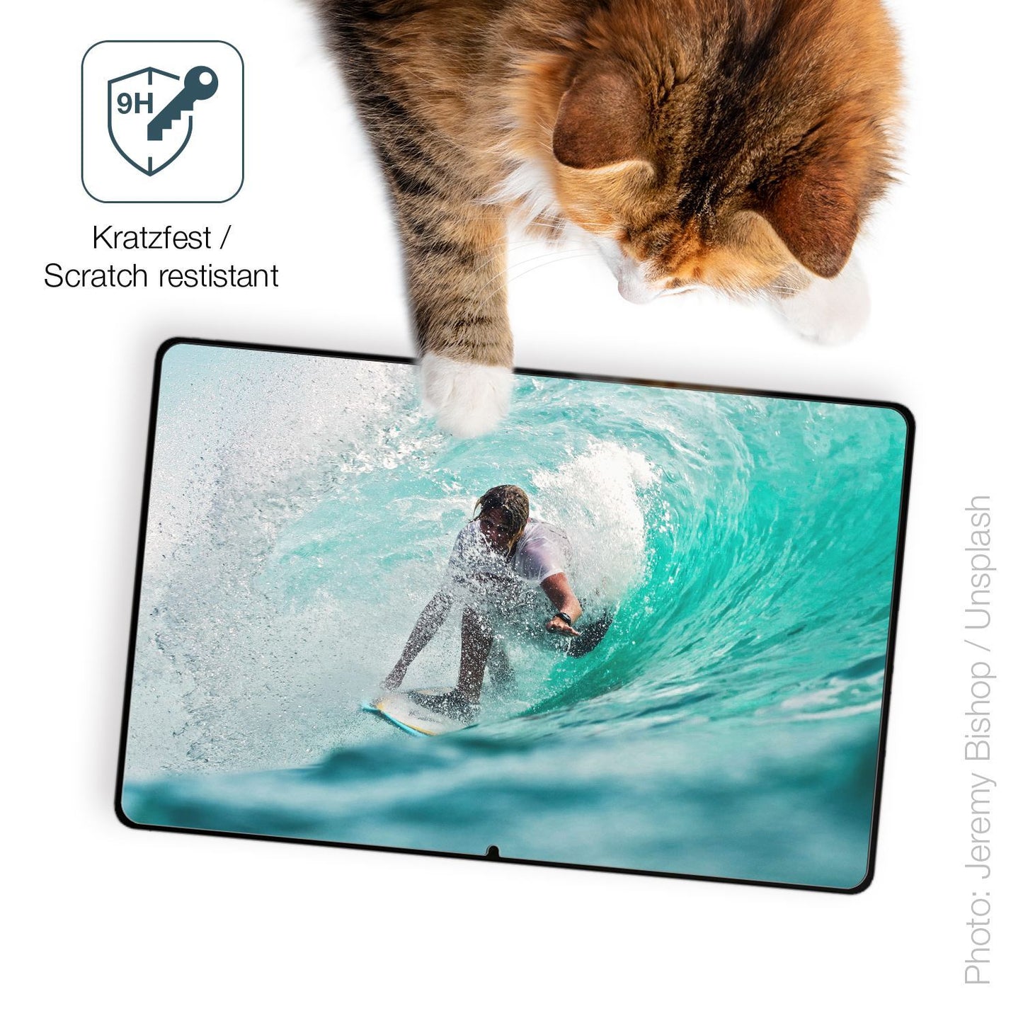 2x 9H Schutzfolie matt für Samsung Galaxy Tab S9+  (3)