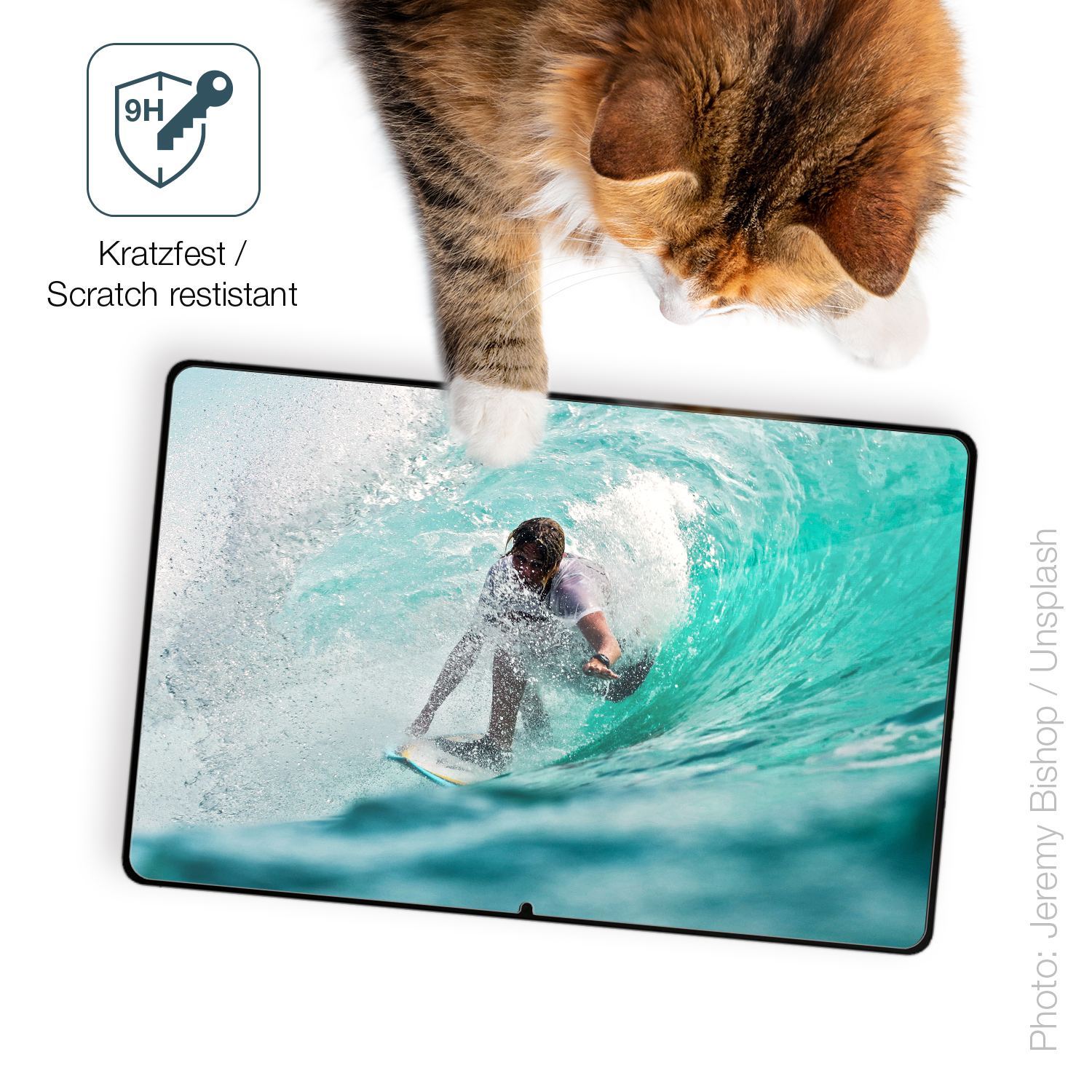 2x 9H Schutzfolie für Samsung Galaxy Tab S9+ Panze (3)