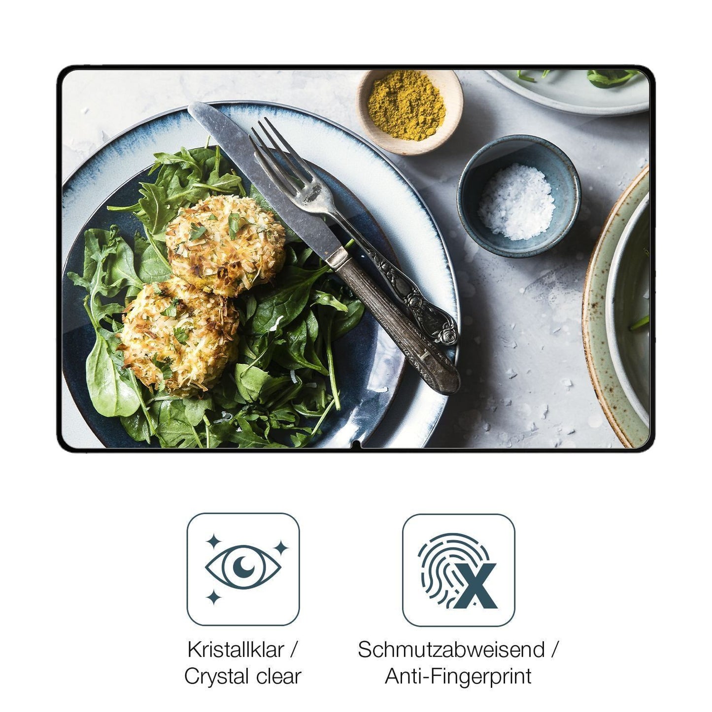 2x 9H Schutzfolie für Samsung Galaxy Tab S9+ Panze (5)