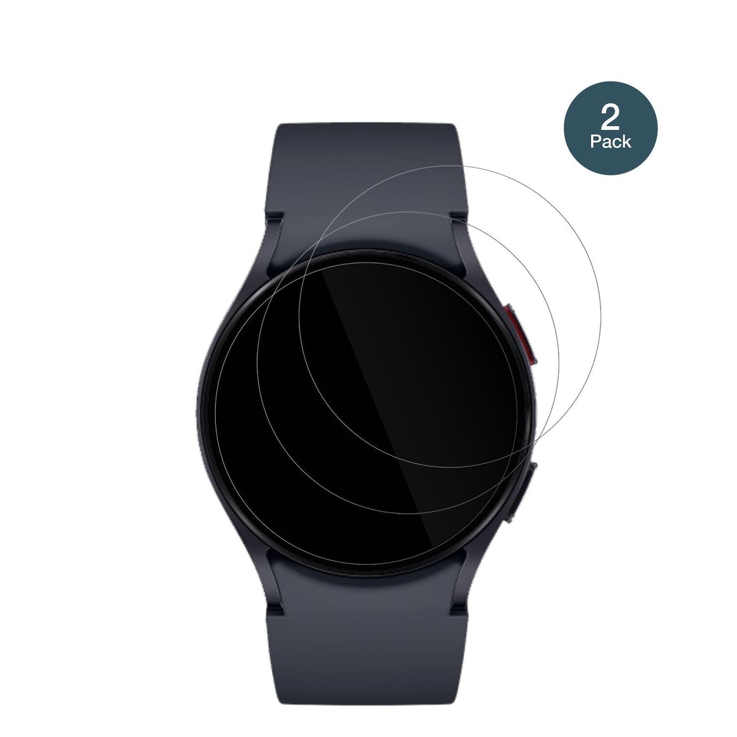 2x 9H Schutzfolie für Samsung Galaxy Watch 6 40mm  (2)