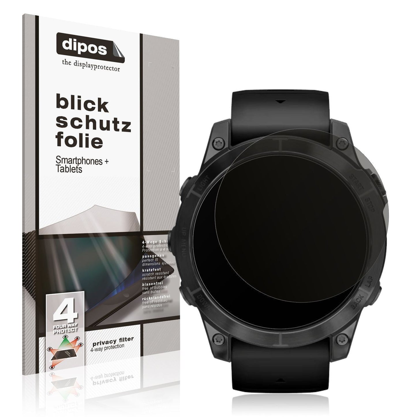 Blickschutzfolie für Garmin Epix Pro 47mm matt Sch (1)