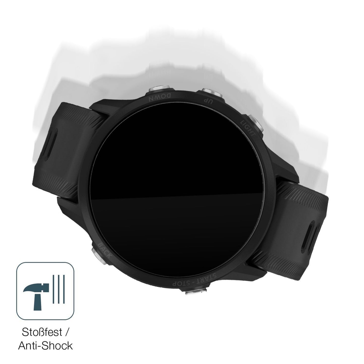 2x 9H Schutzfolie für Garmin Forerunner 955 Panzer (4)