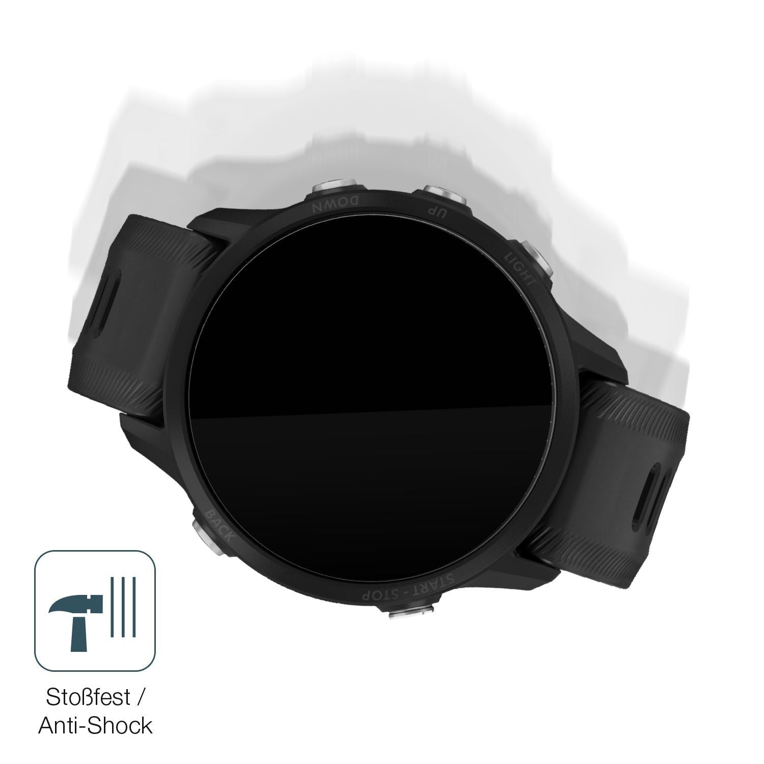 2x 9H Schutzfolie für Garmin Forerunner 955 Panzer (4)