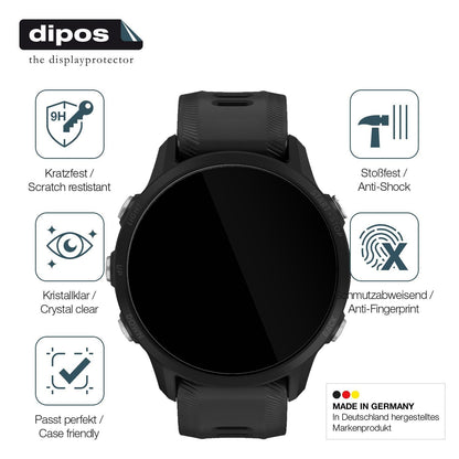 2x 9H Schutzfolie für Garmin Forerunner 955 Panzer (7)