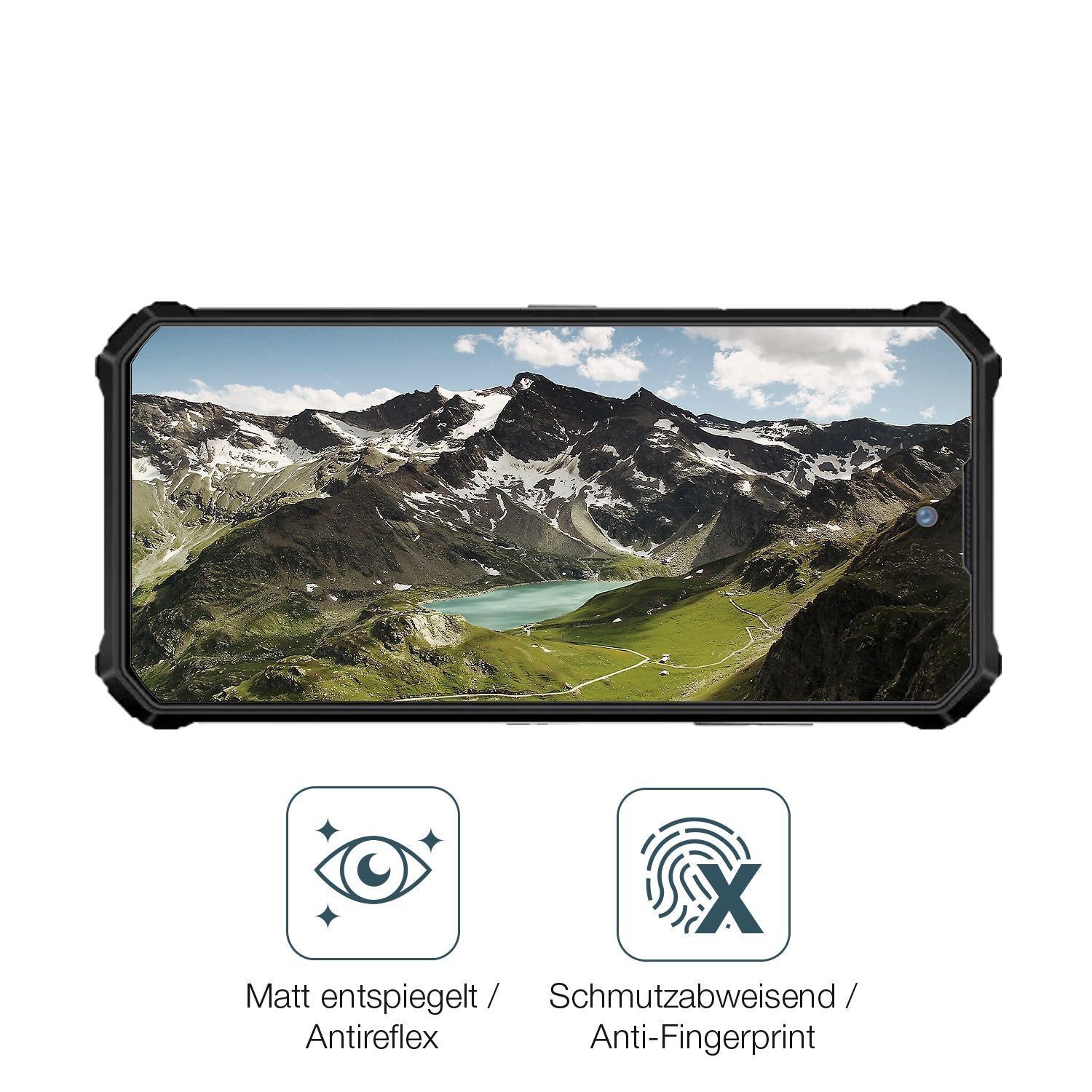 2x 9H Schutzfolie matt für Oukitel WP19 Panzerfoli (5)