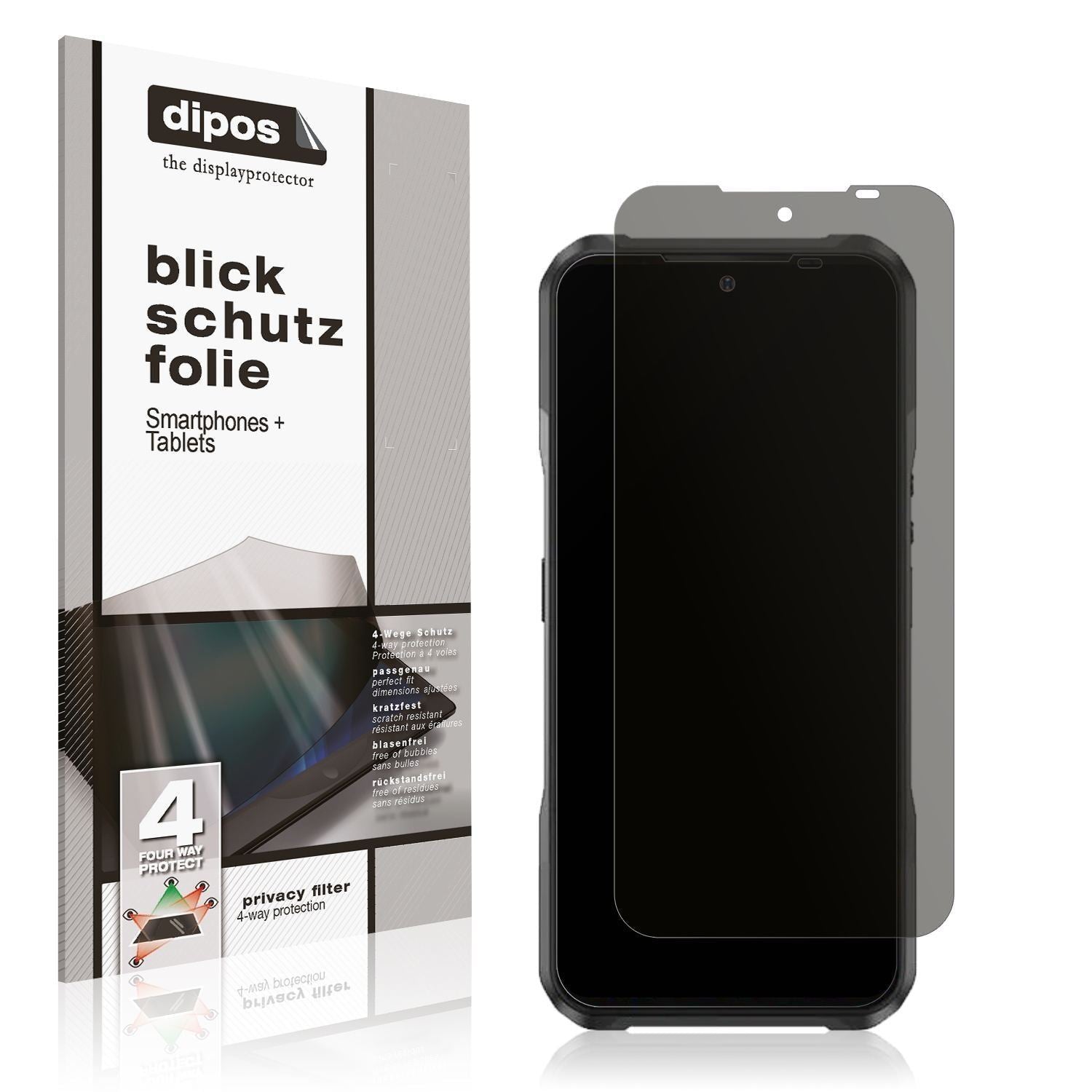 Blickschutzfolie für Doogee V20 matt Schutzfolie P (1)