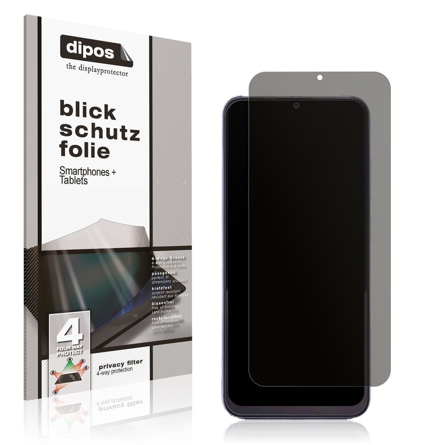 Blickschutzfolie für Ulefone Note 16 Pro matt Schu (1)