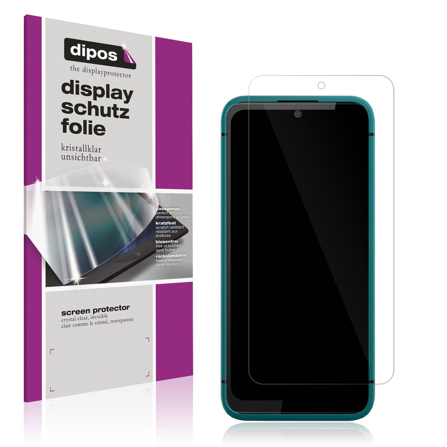 4x Schutzfolie klar für Gigaset GX4 Display-Schutz (1)