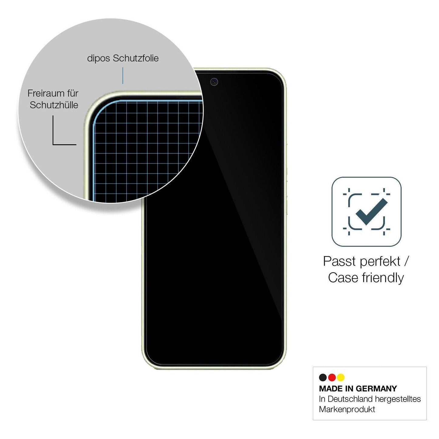 1x 9H Schutzfolie für Samsung Galaxy A54 Panzerfol (6)