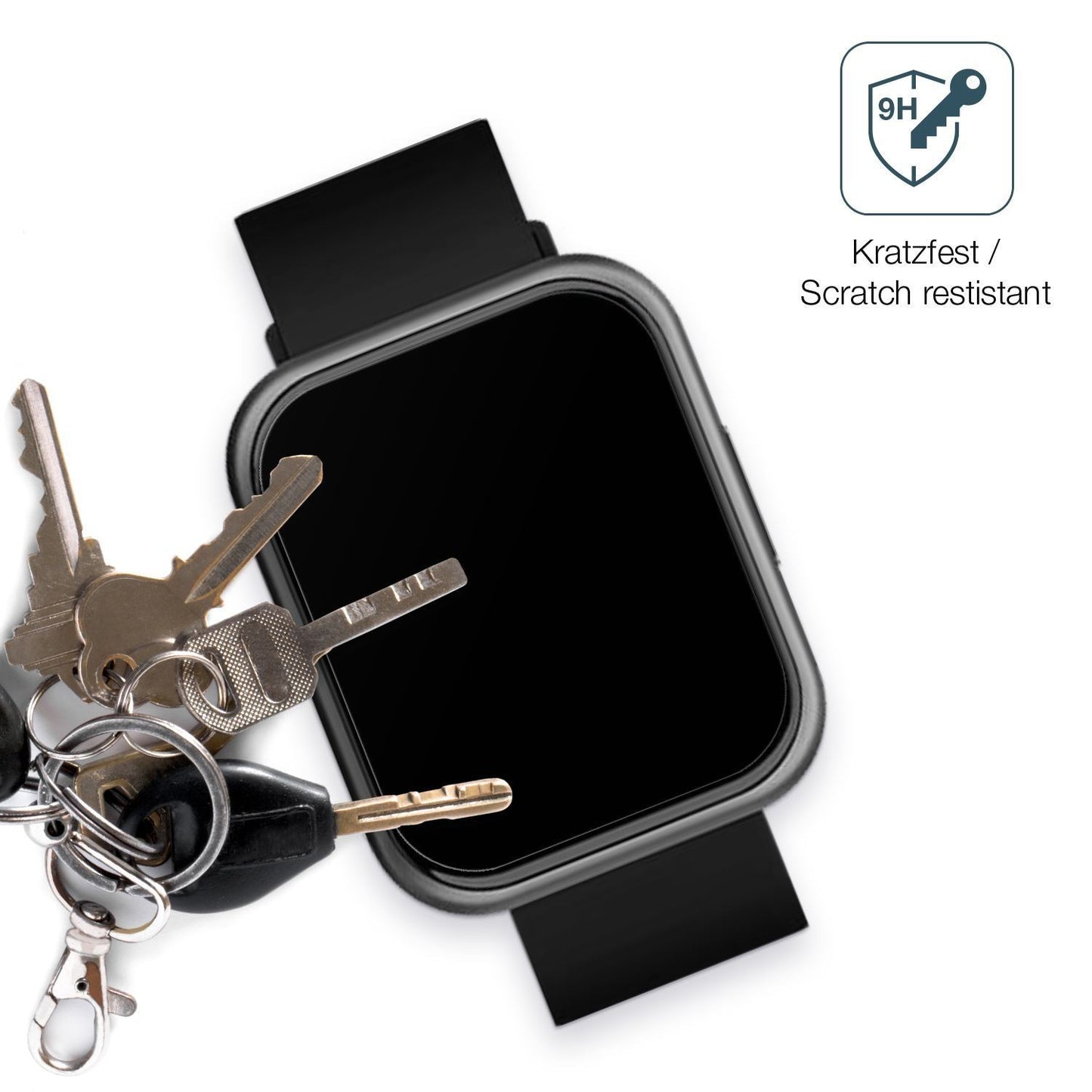 2x 9H Schutzfolie matt für Noise ColorFit Ultra Pa (3)
