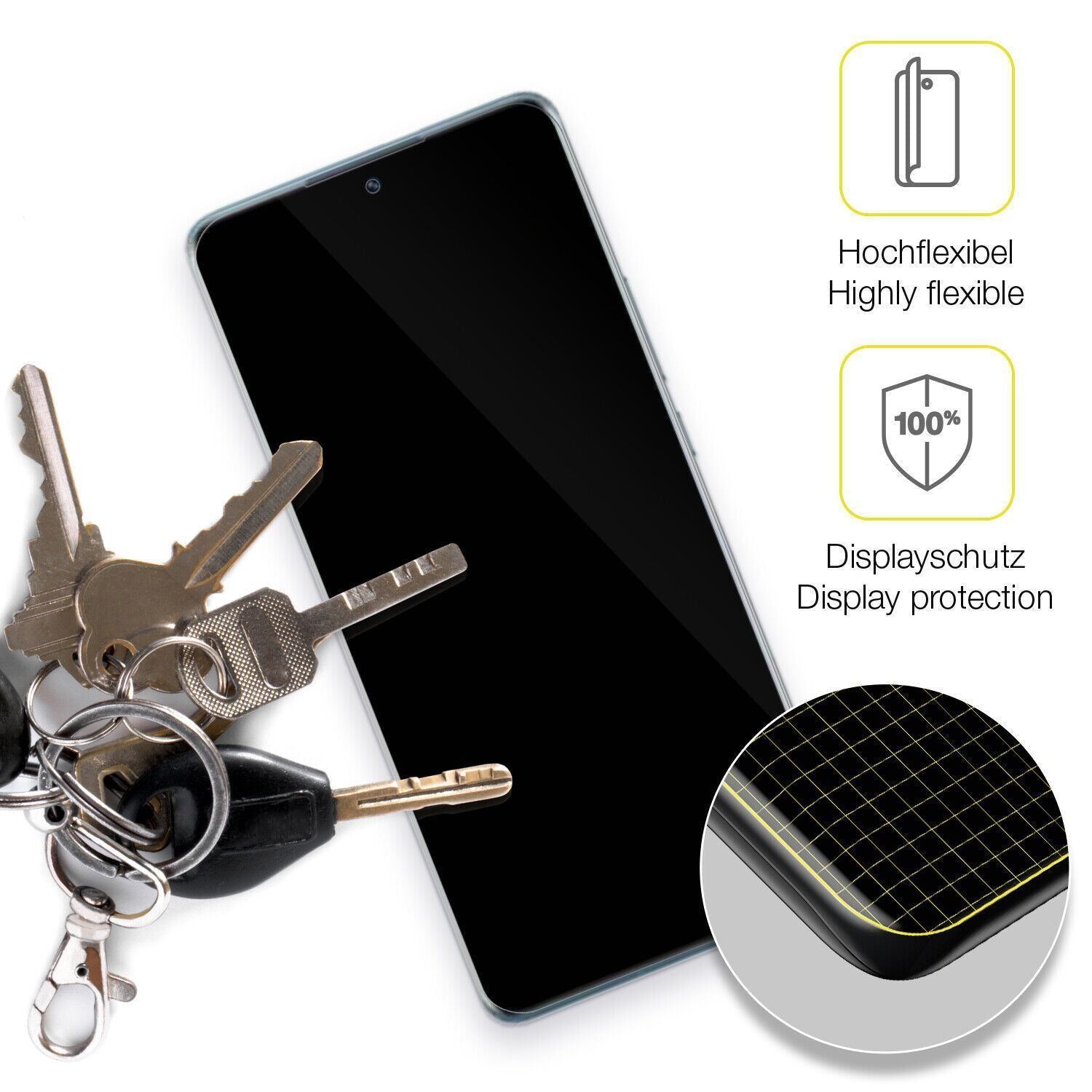 1x 3D Full Cover Schutzfolie für Xiaomi Redmi K60 (3)