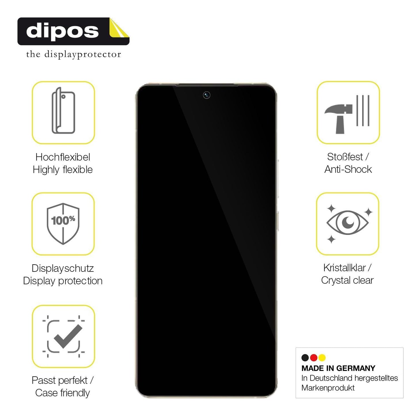 2x 3D Full Cover Schutzfolie für VIVO S16 (7)