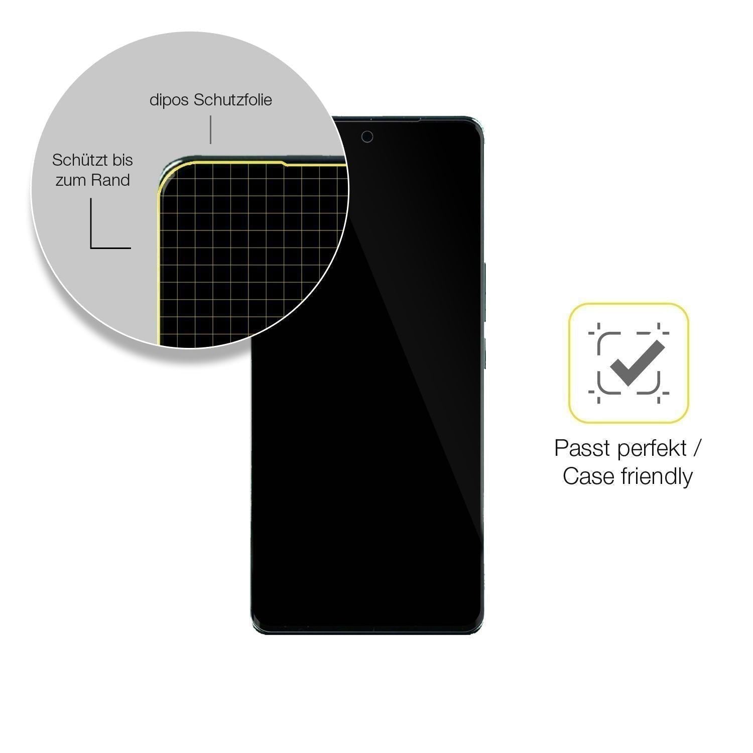 2x 3D Full Cover Schutzfolie für VIVO S16 Pro (6)