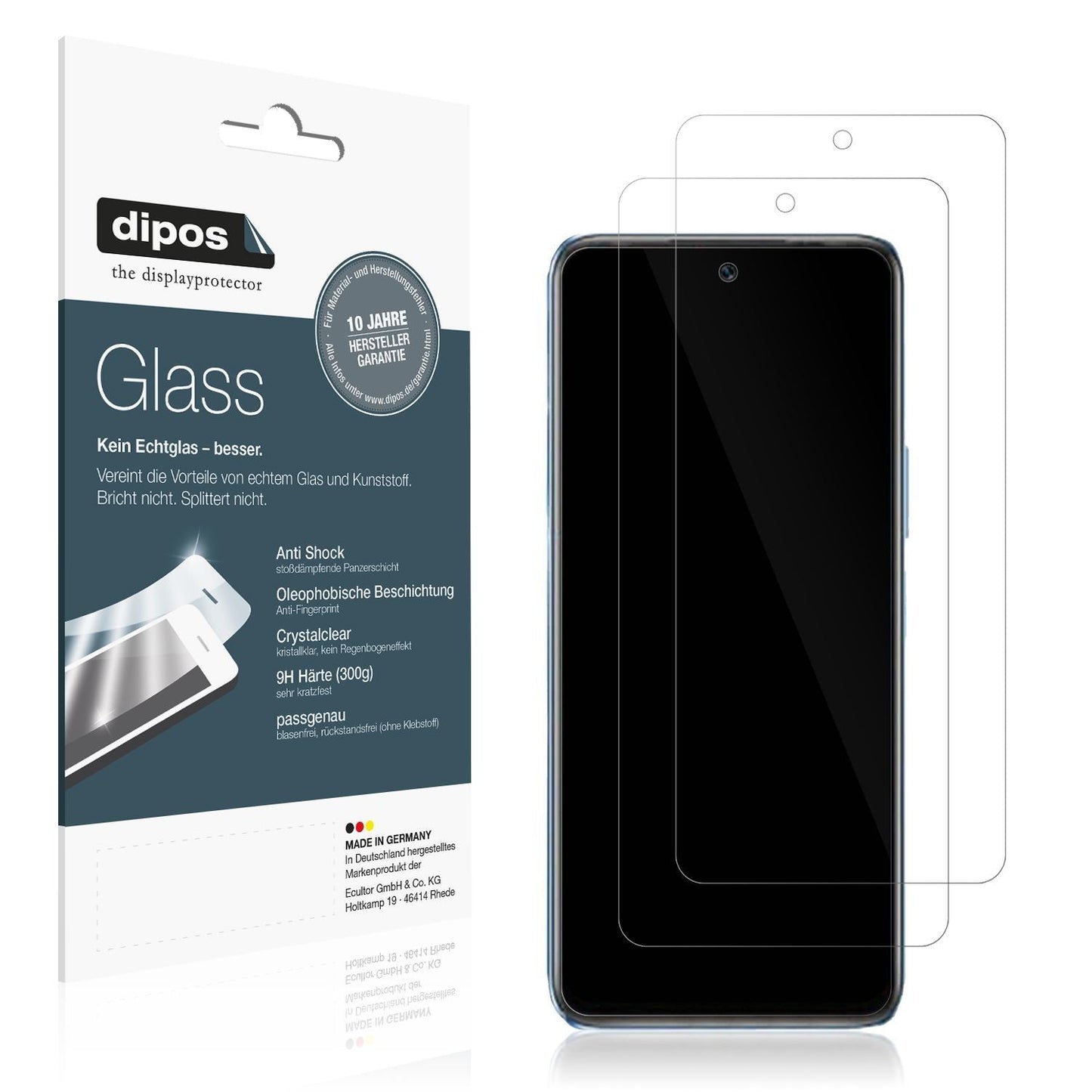 1x 9H Schutzfolie für Infinix Hot 20S Panzerfolie (1)