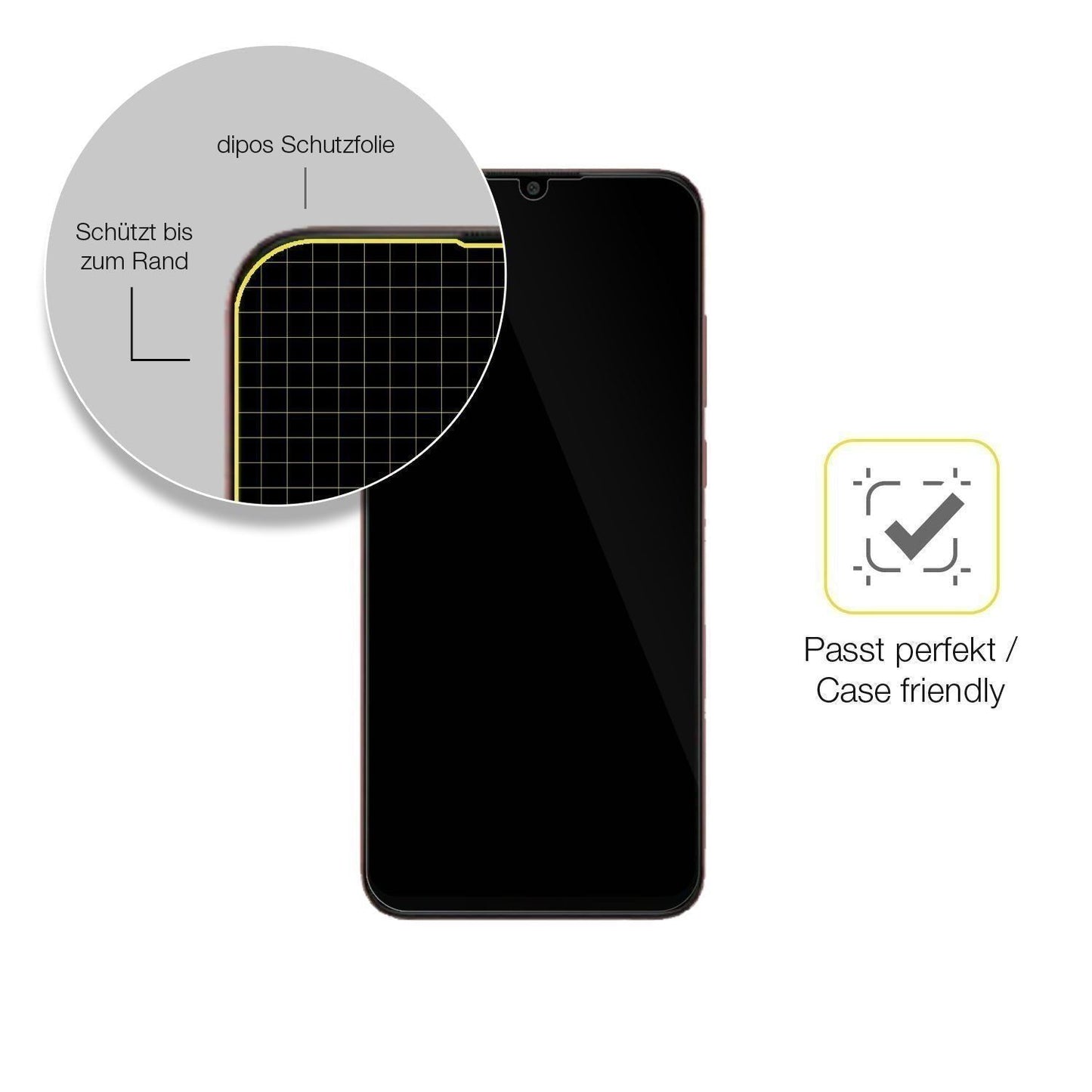 1x 3D Full Cover Schutzfolie für Samsung Galaxy F0 (6)