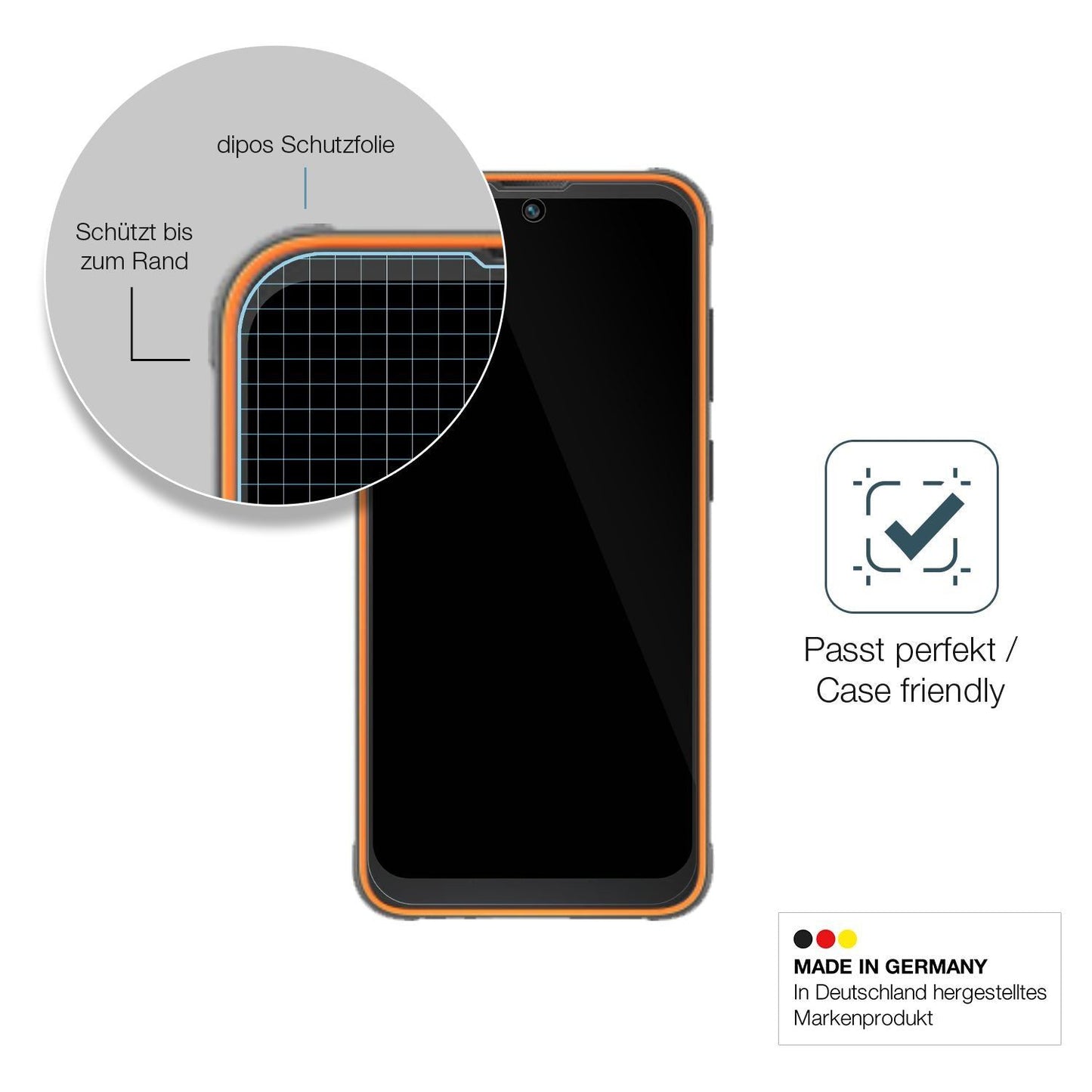 2x 9H Schutzfolie für Blackview BV5200 Pro Panzerf (6)