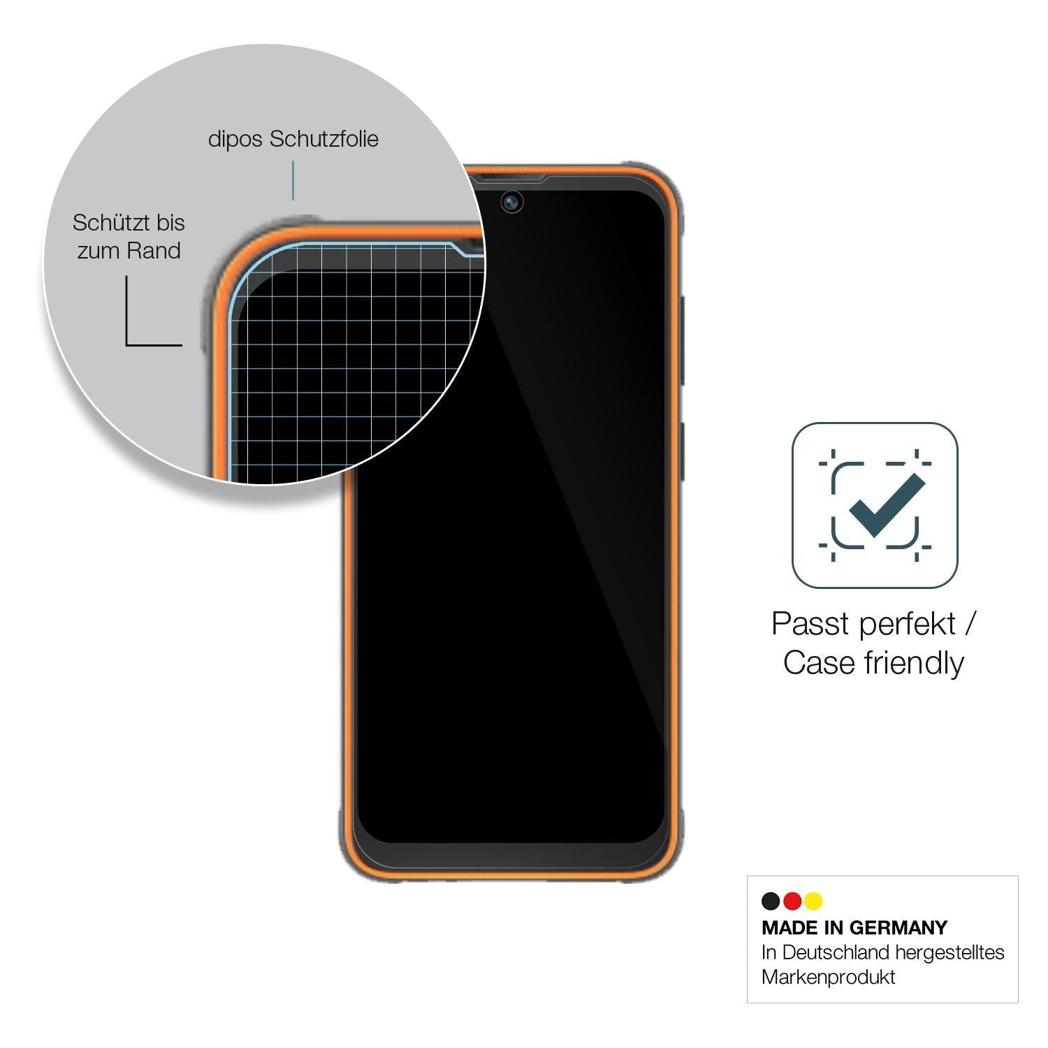 2x 9H Schutzfolie für Blackview BV5200 Pro Panzerf (6)