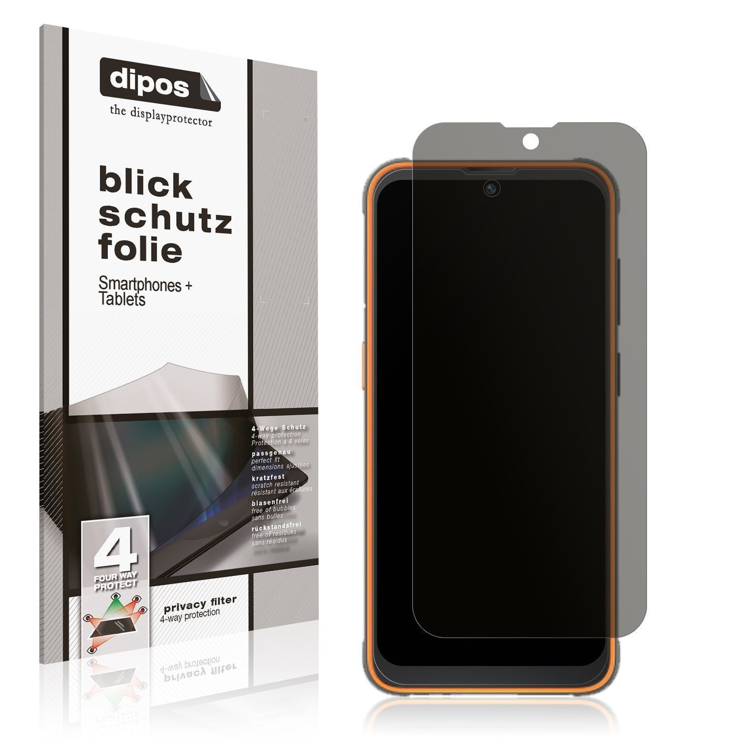 Blickschutzfolie für Blackview BV5200 Pro matt Sch (1)