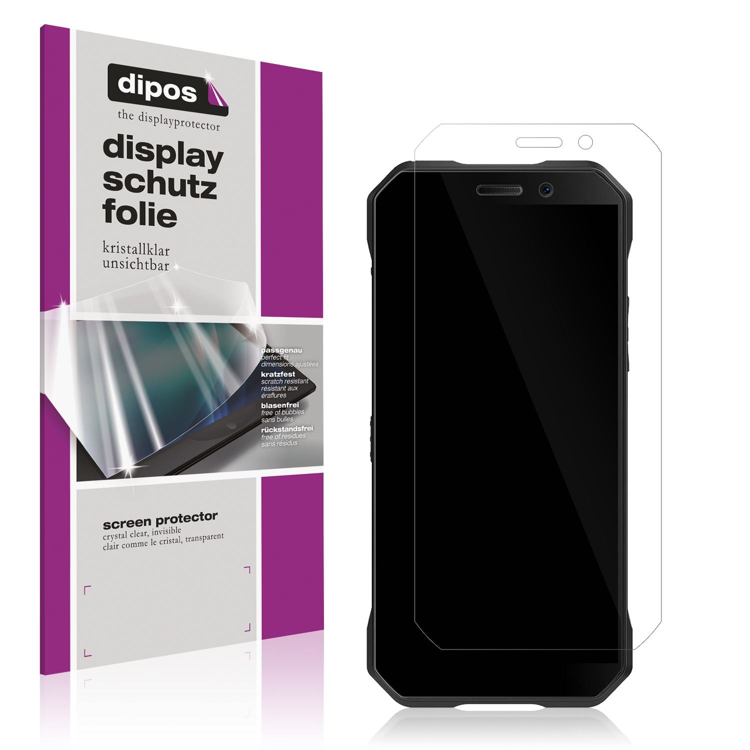 6x Schutzfolie klar für Doogee S61 Pro Display-Sch (1)