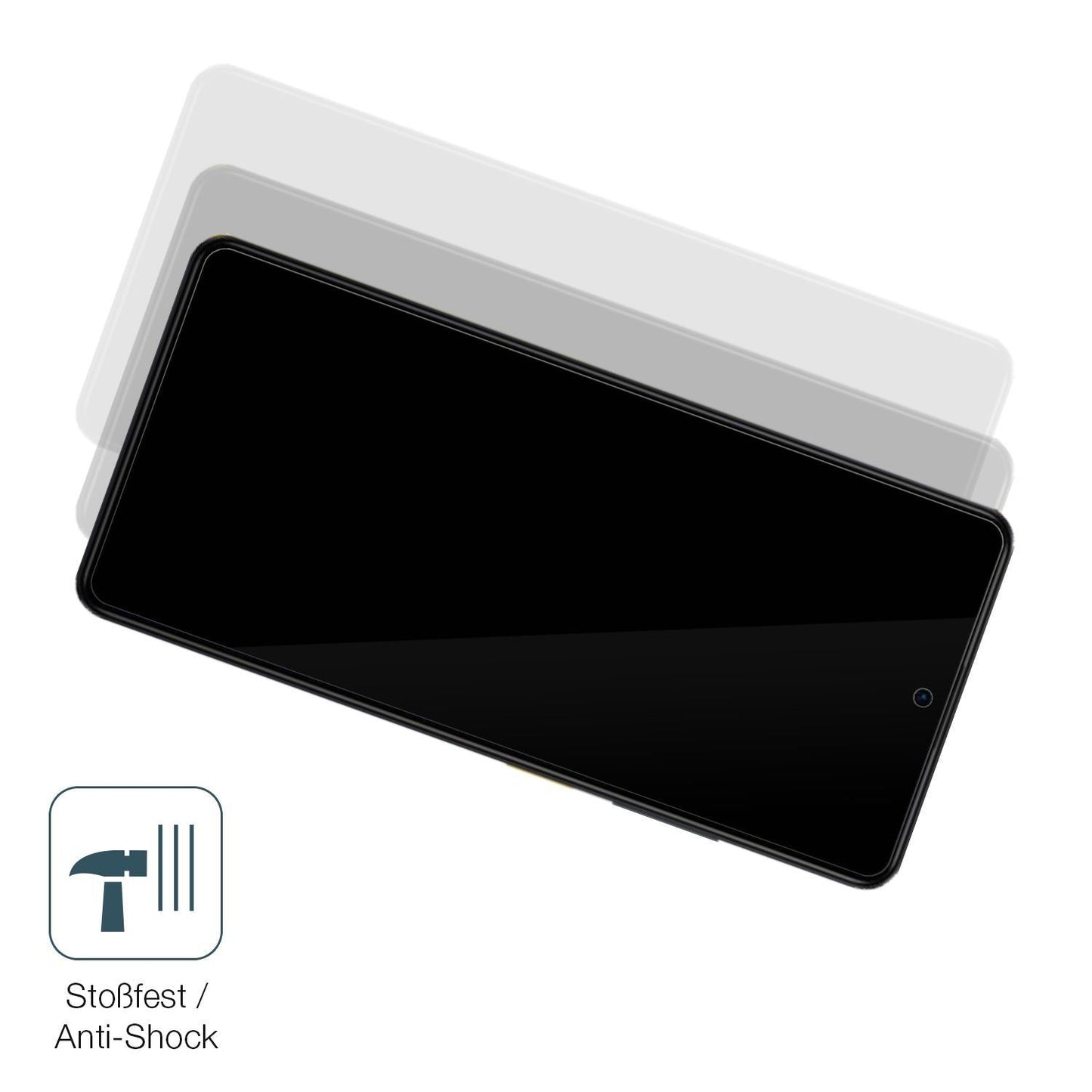 1x 9H Schutzfolie für Xiaomi MI Poco X5 Pro Panzer (4)
