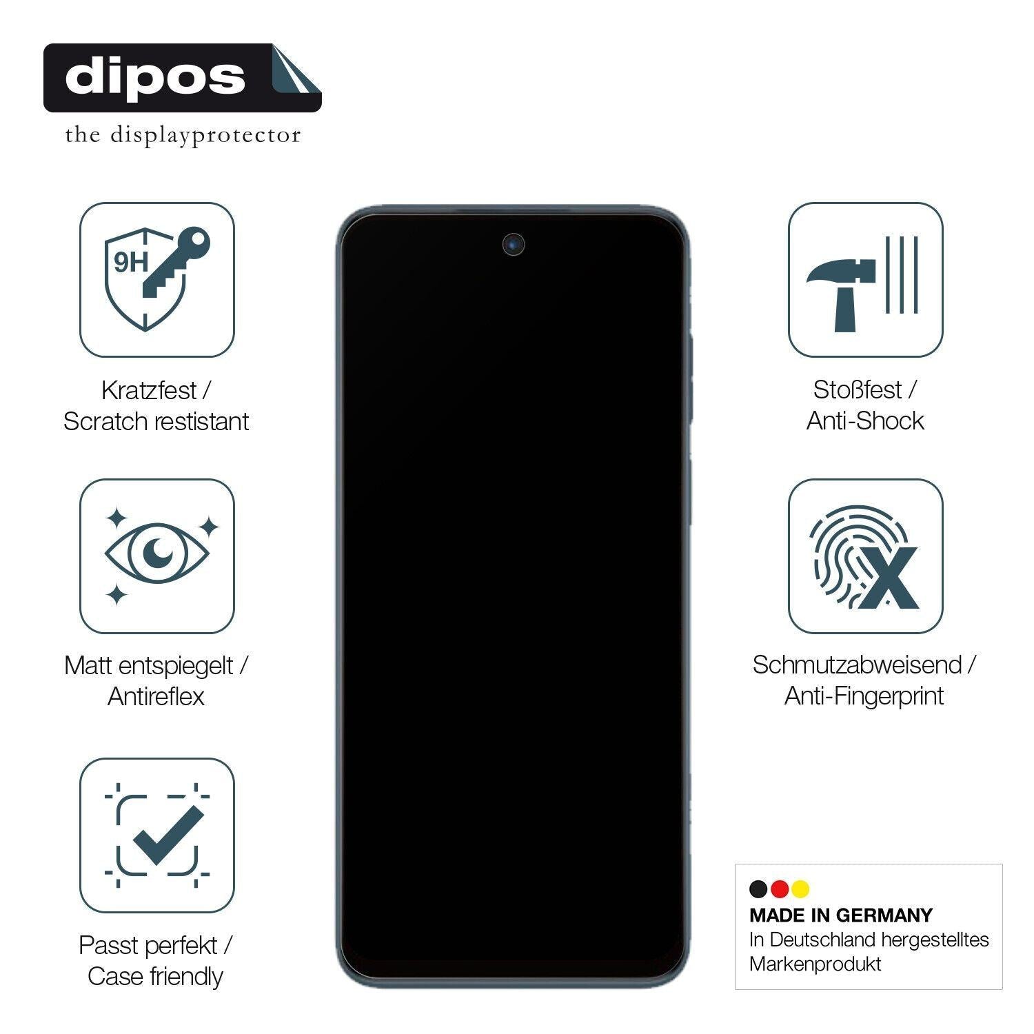 1x 9H Schutzfolie matt für Motorola Moto G13 Panze (7)