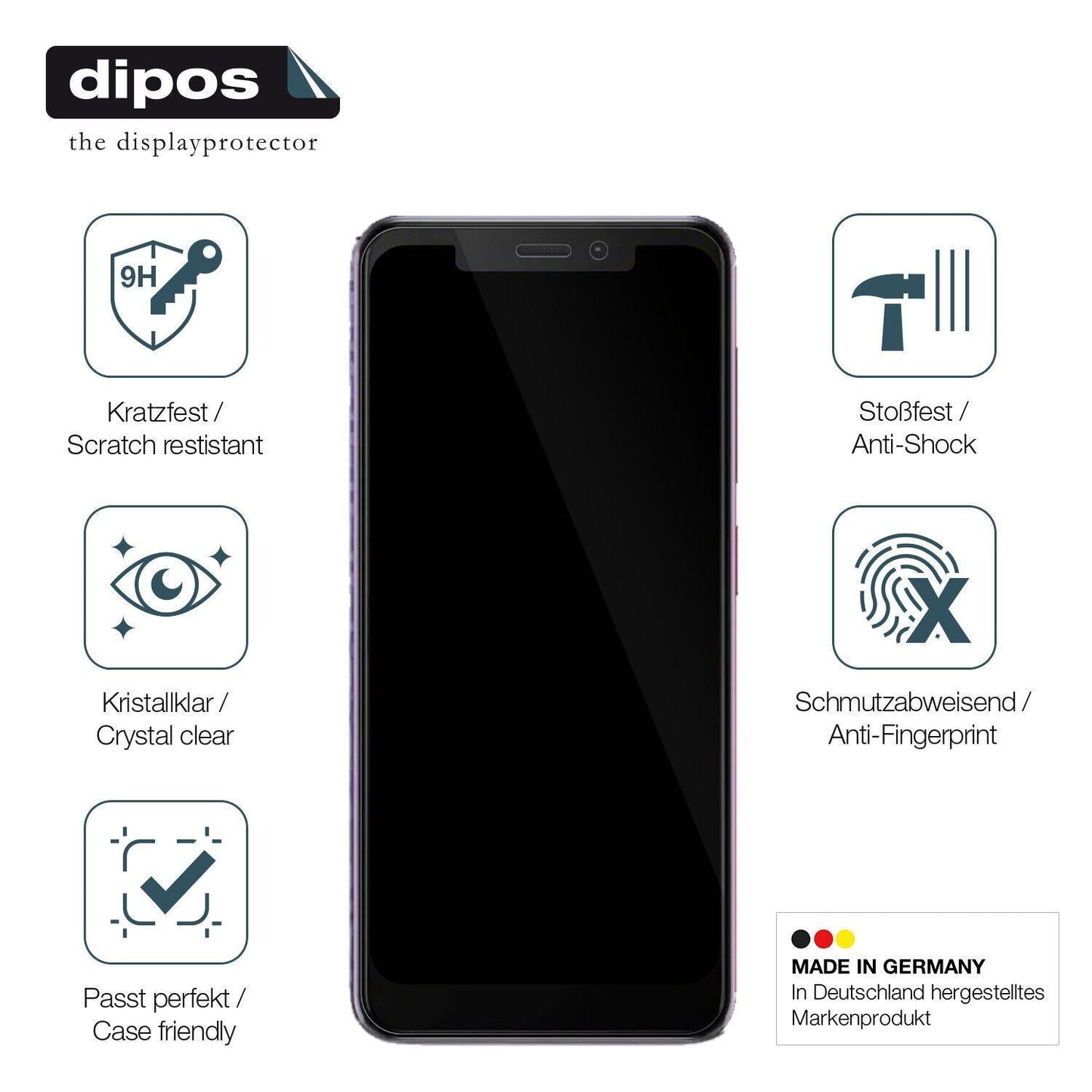 1x 9H Schutzfolie für Vodafone Smart N10 Panzerfol (7)