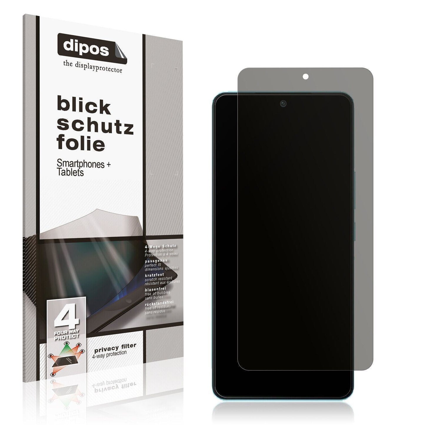 Blickschutzfolie für Vivo Neo7 SE matt Schutzfolie (1)