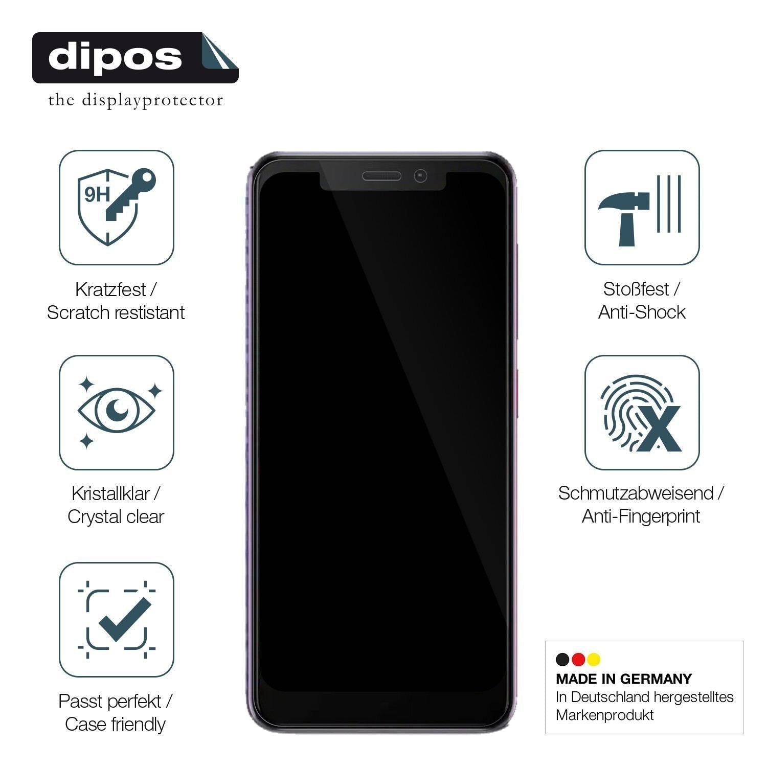 2x 9H Schutzfolie für Vodafone Smart N10 Panzerfol (7)