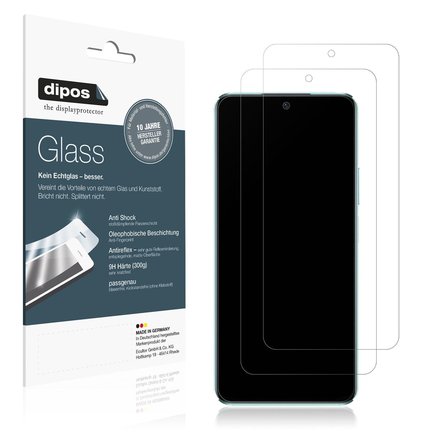 2x 9H Schutzfolie matt für Huawei Nova 10 SE Panze (1)