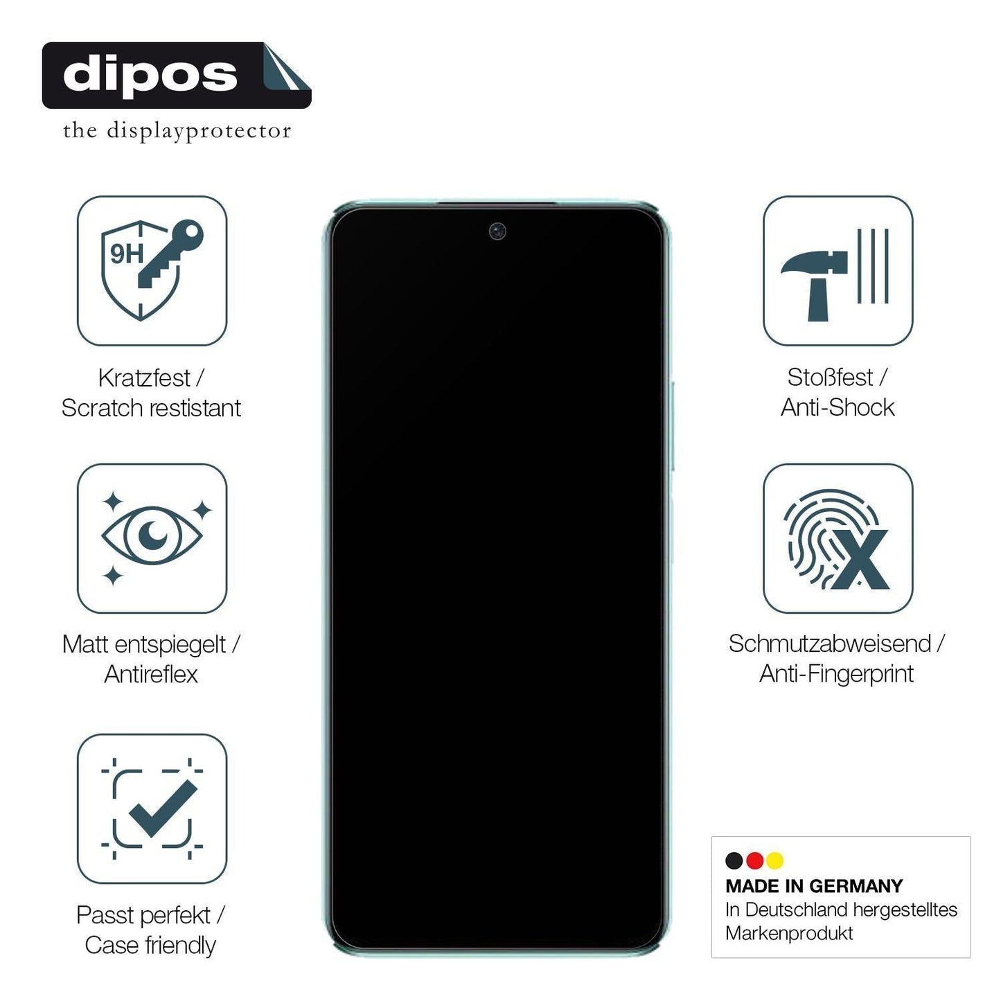 2x 9H Schutzfolie matt für Huawei Nova 10 SE Panze (7)