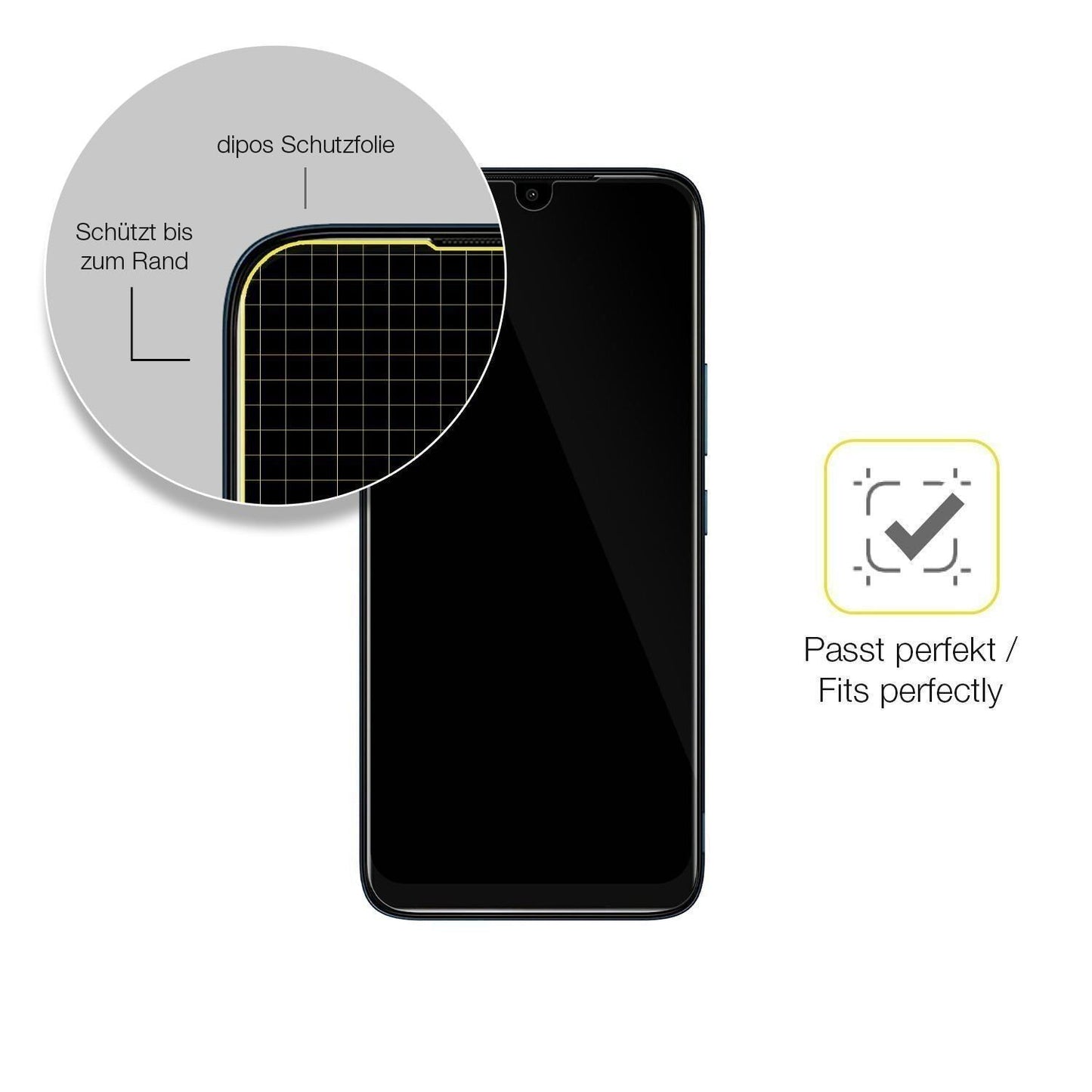 2x 3D Full Cover Schutzfolie für Nokia C12 (6)