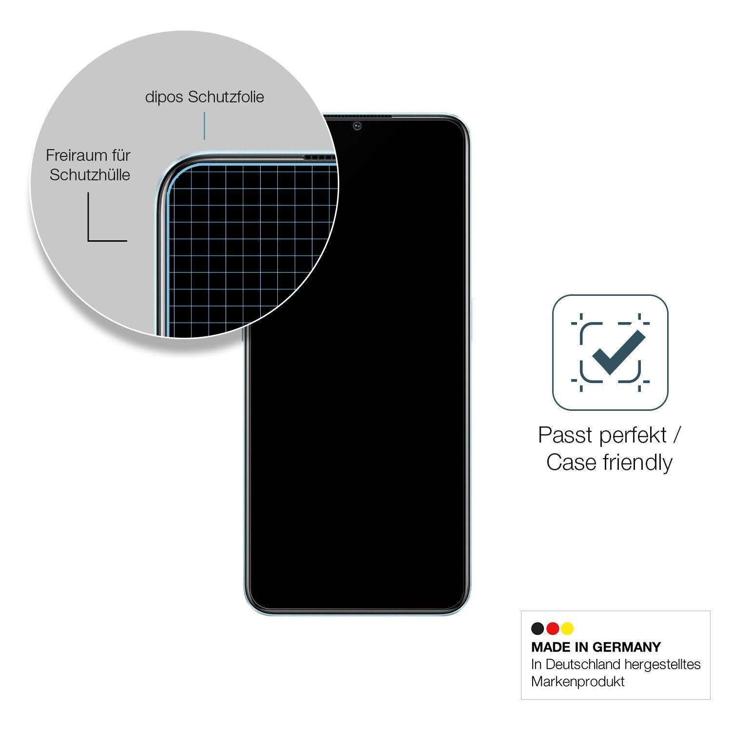 1x 9H Schutzfolie matt für OPPO A78 Panzerfolie (6)