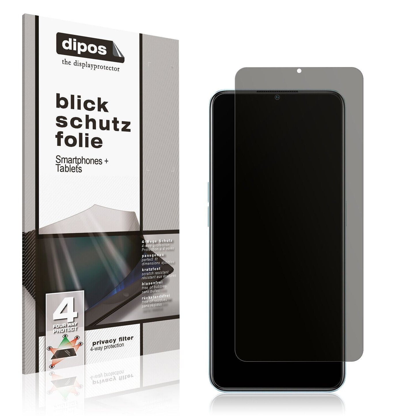 Blickschutzfolie für OPPO A78 matt Schutzfolie Pri (1)