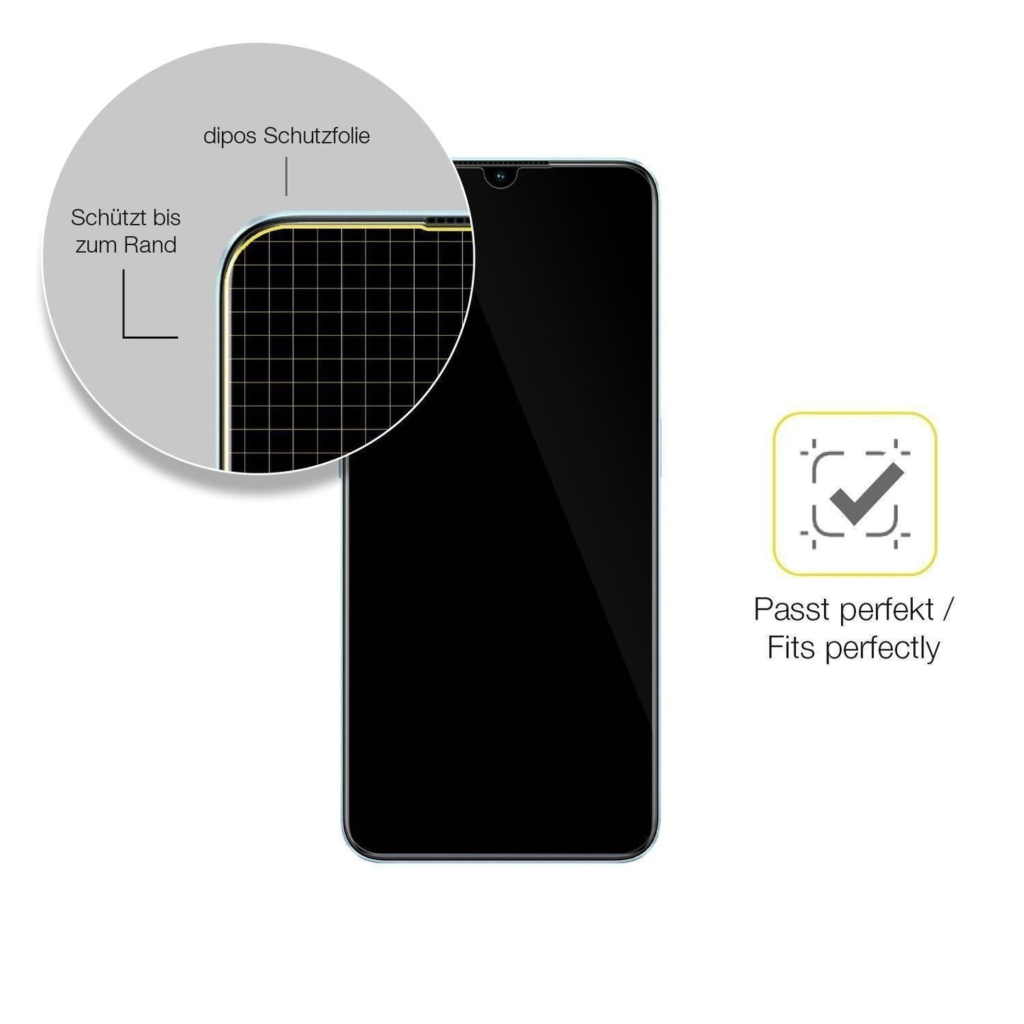 2x 3D Full Cover Schutzfolie für OPPO A78 (6)
