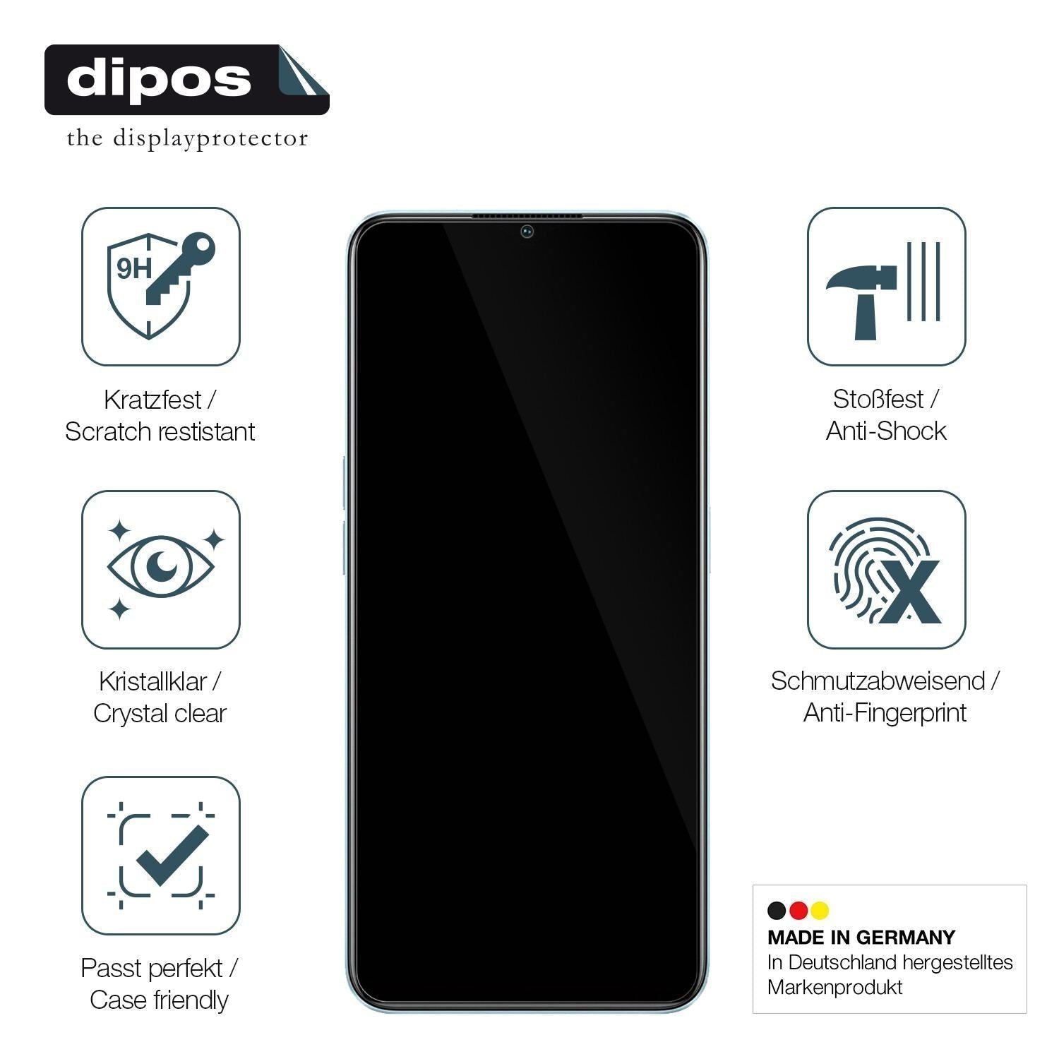 2x 9H Schutzfolie für OPPO A78 Panzerfolie (7)