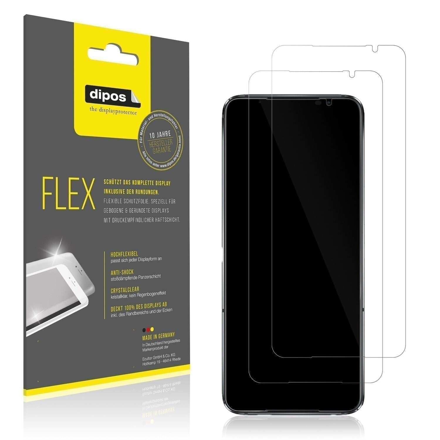 2x 3D Full Cover Schutzfolie für ASUS ROG Phone 6D (1)
