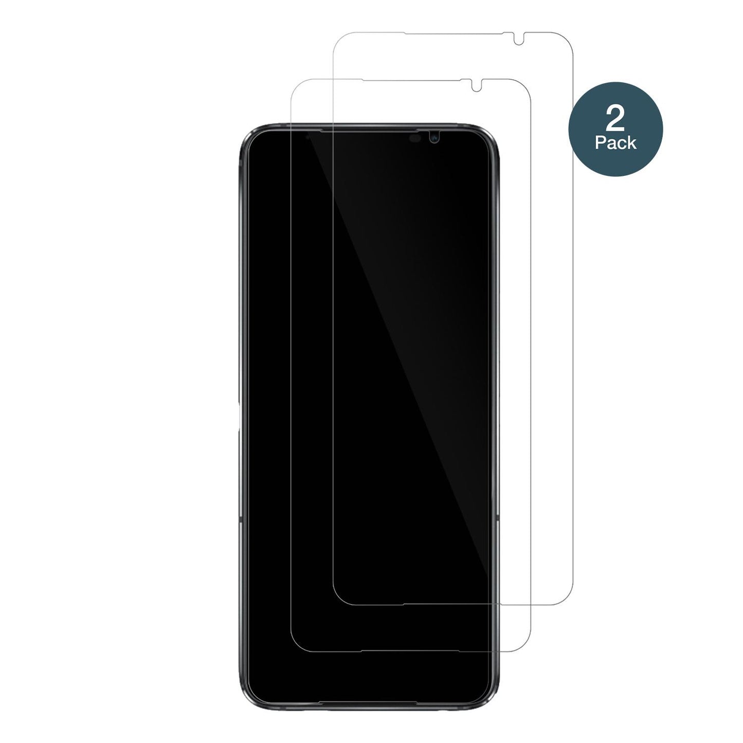 2x 9H Schutzfolie für ASUS ROG Phone 6D Panzerfoli (2)