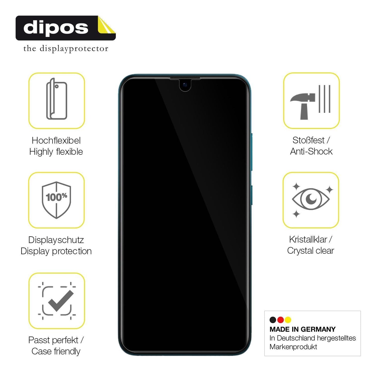 2x 3D Full Cover Schutzfolie für itel S15 Pro (7)