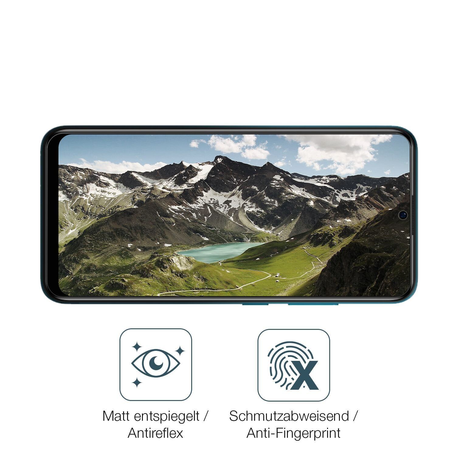 2x 9H Schutzfolie matt für itel S15 Pro Panzerfoli (5)