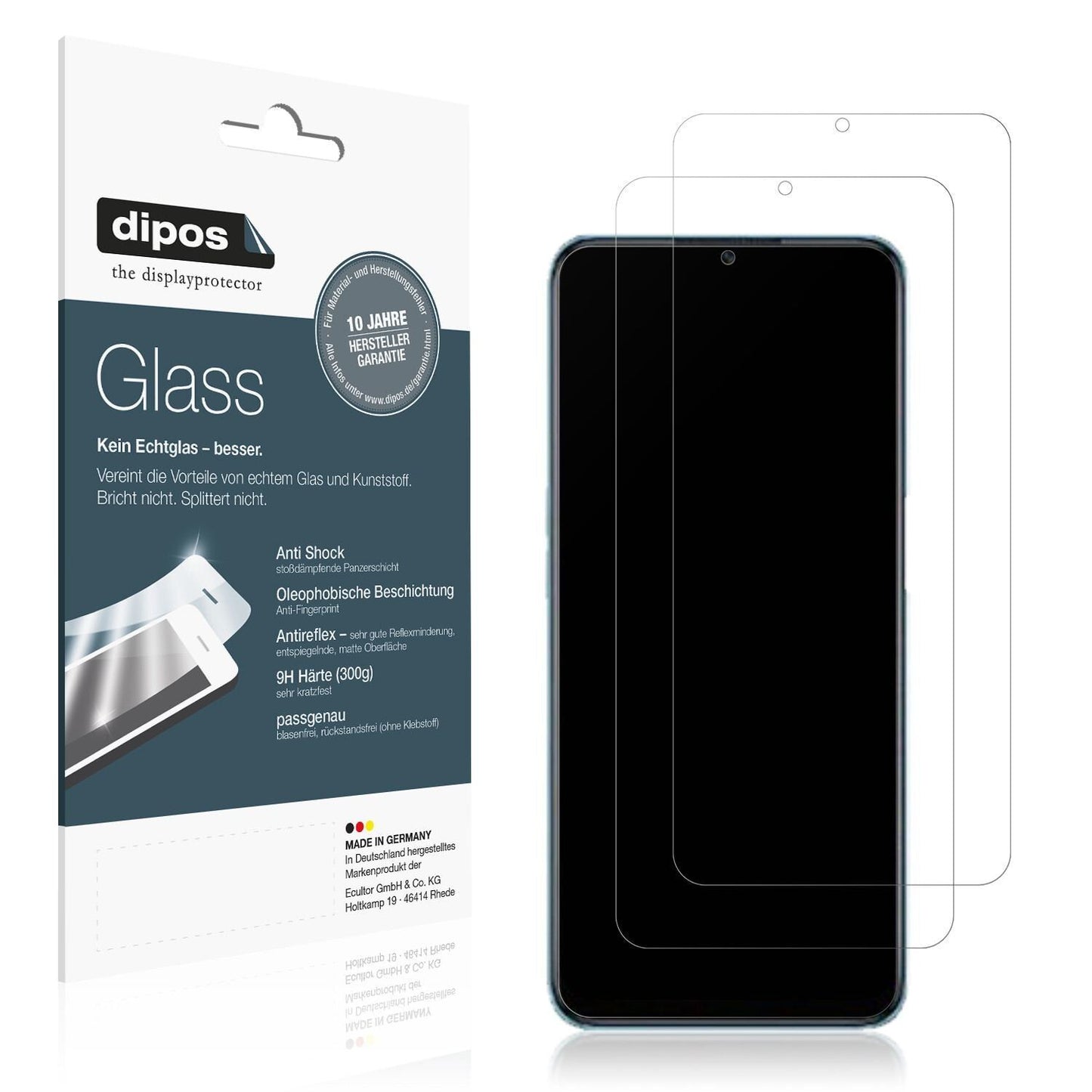 2x 9H Schutzfolie matt für OPPO A56s Panzerfolie (1)