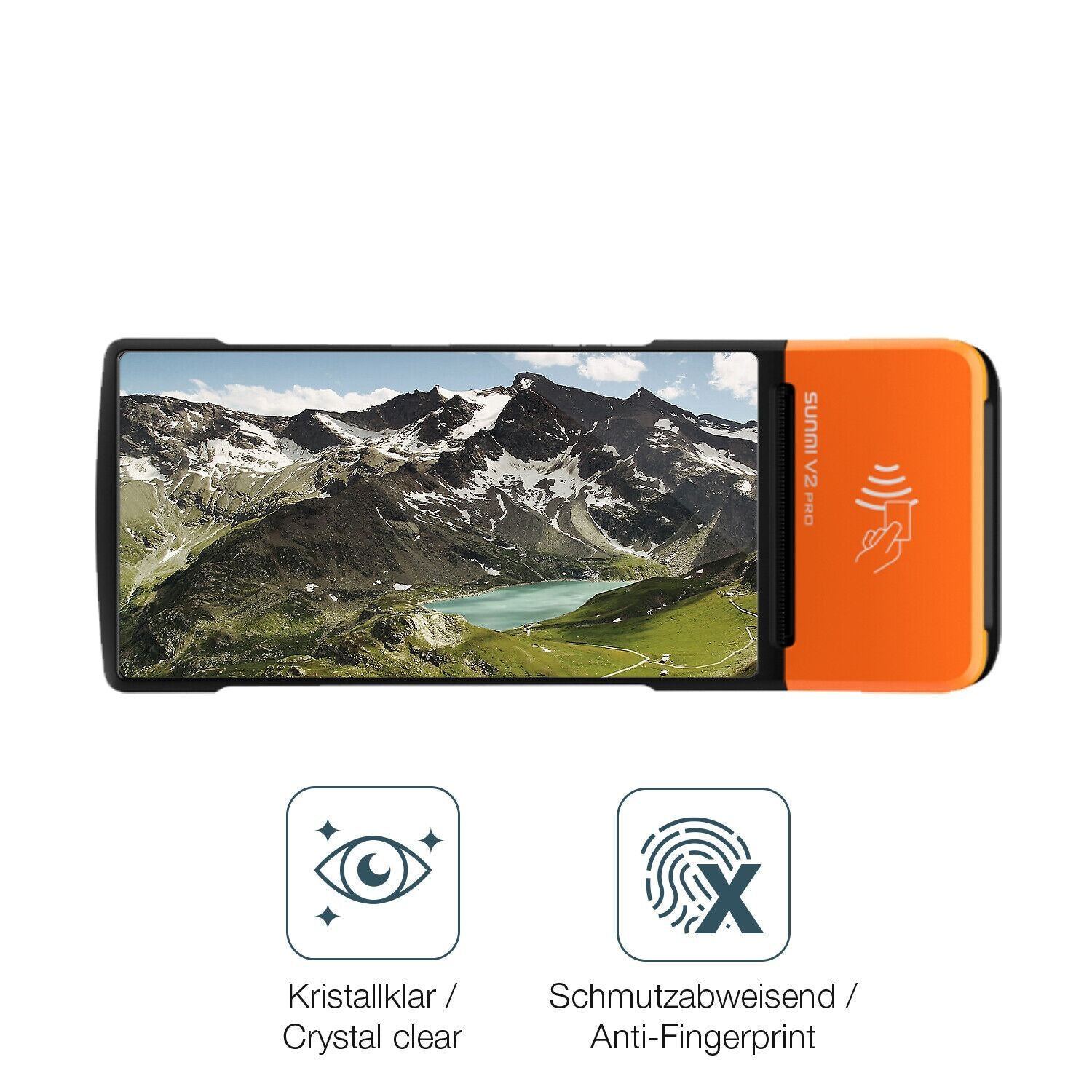 1x 9H Schutzfolie für Sunmi V2 Pro Panzerfolie (5)