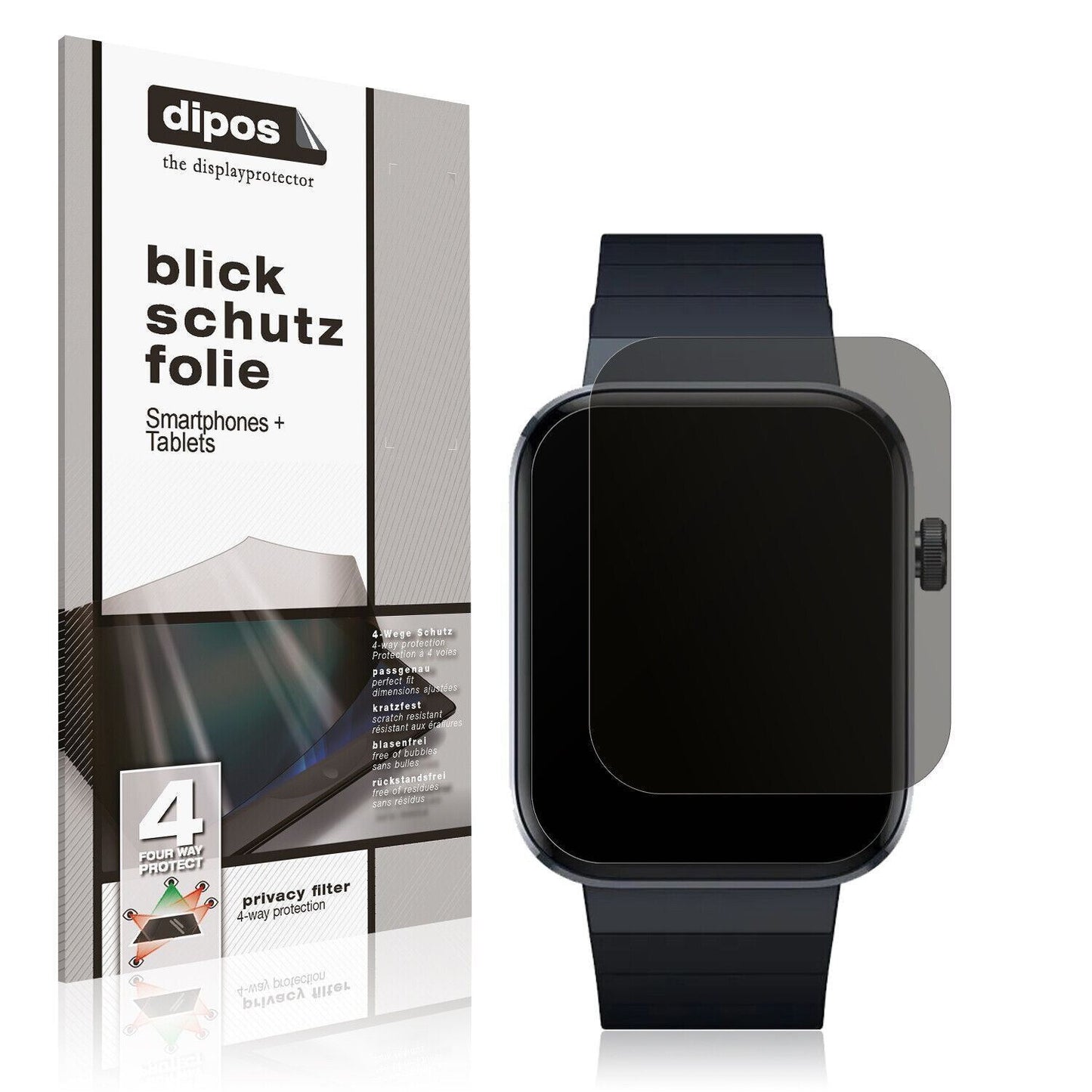 Blickschutzfolie für Mibro Watch T1 matt Schutzfol (1)