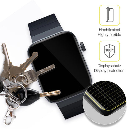 2x 3D Full Cover Schutzfolie für Mibro Watch T1 (3)