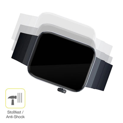 2x 3D Full Cover Schutzfolie für Mibro Watch T1 (4)