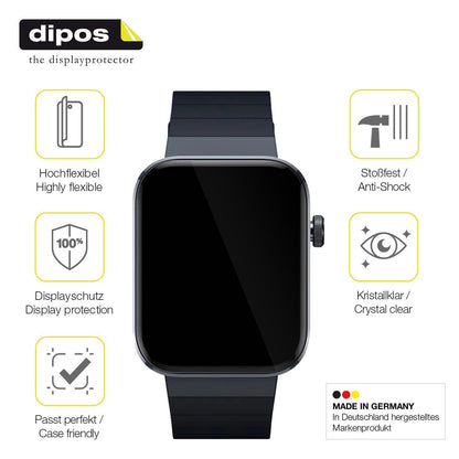 2x 3D Full Cover Schutzfolie für Mibro Watch T1 (7)